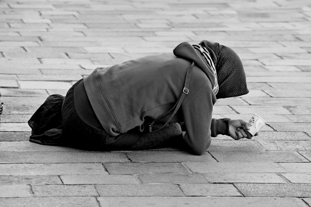 Bettler in Venedig